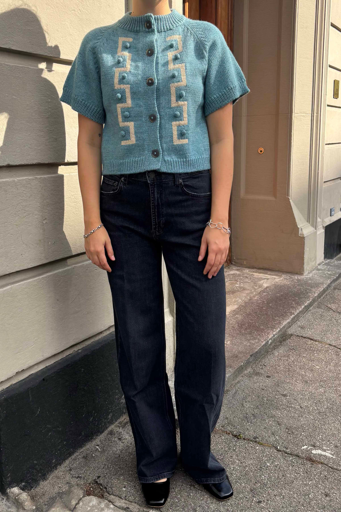 Sky key cardigan