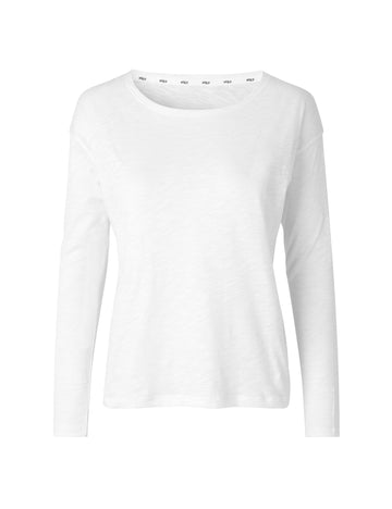 Dorrie long sleeve t-shirt white