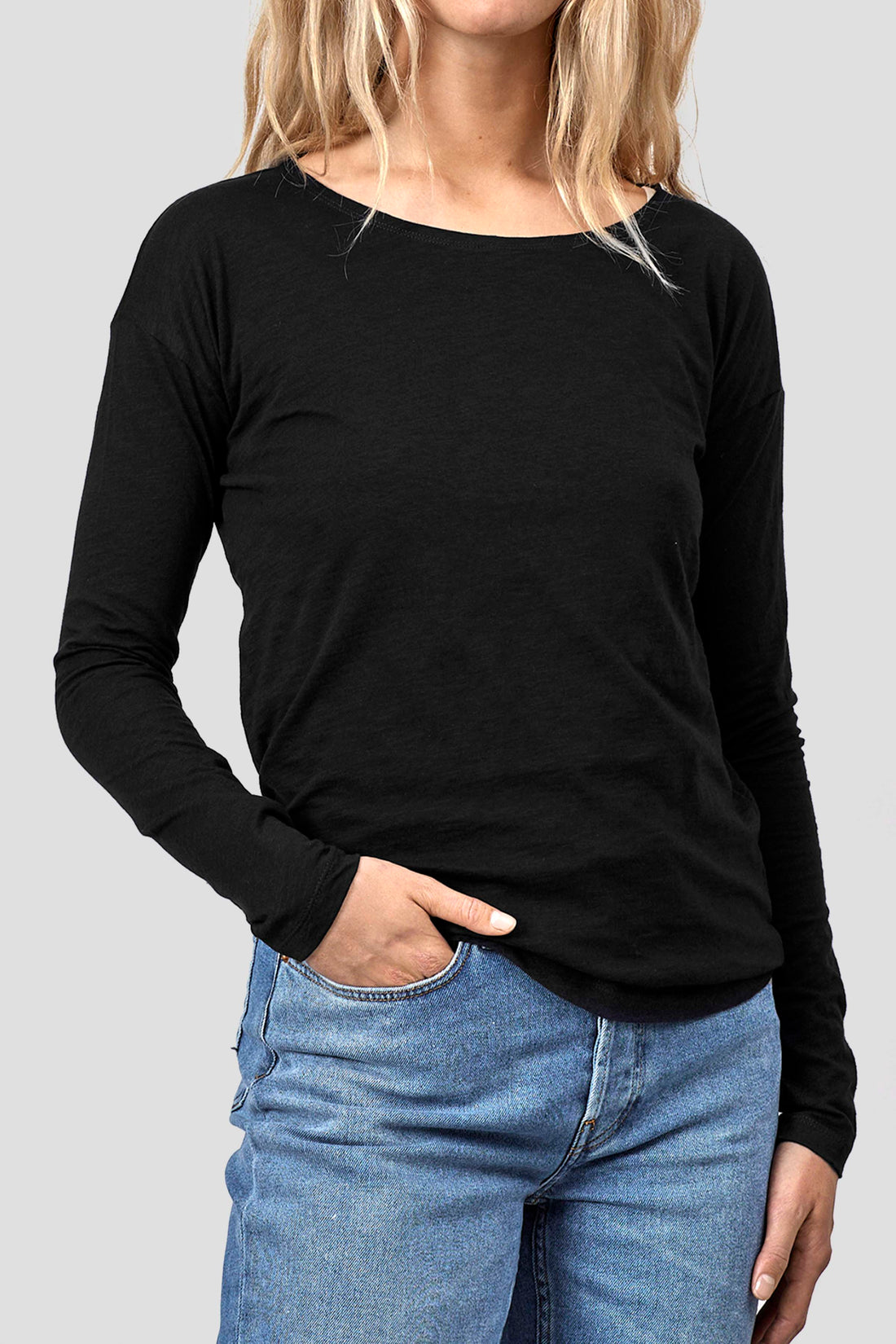Dorrie long sleeve t-shirt black