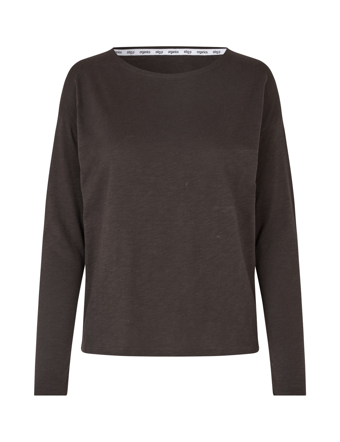 Dorrie long sleeve t-shirt dark brown