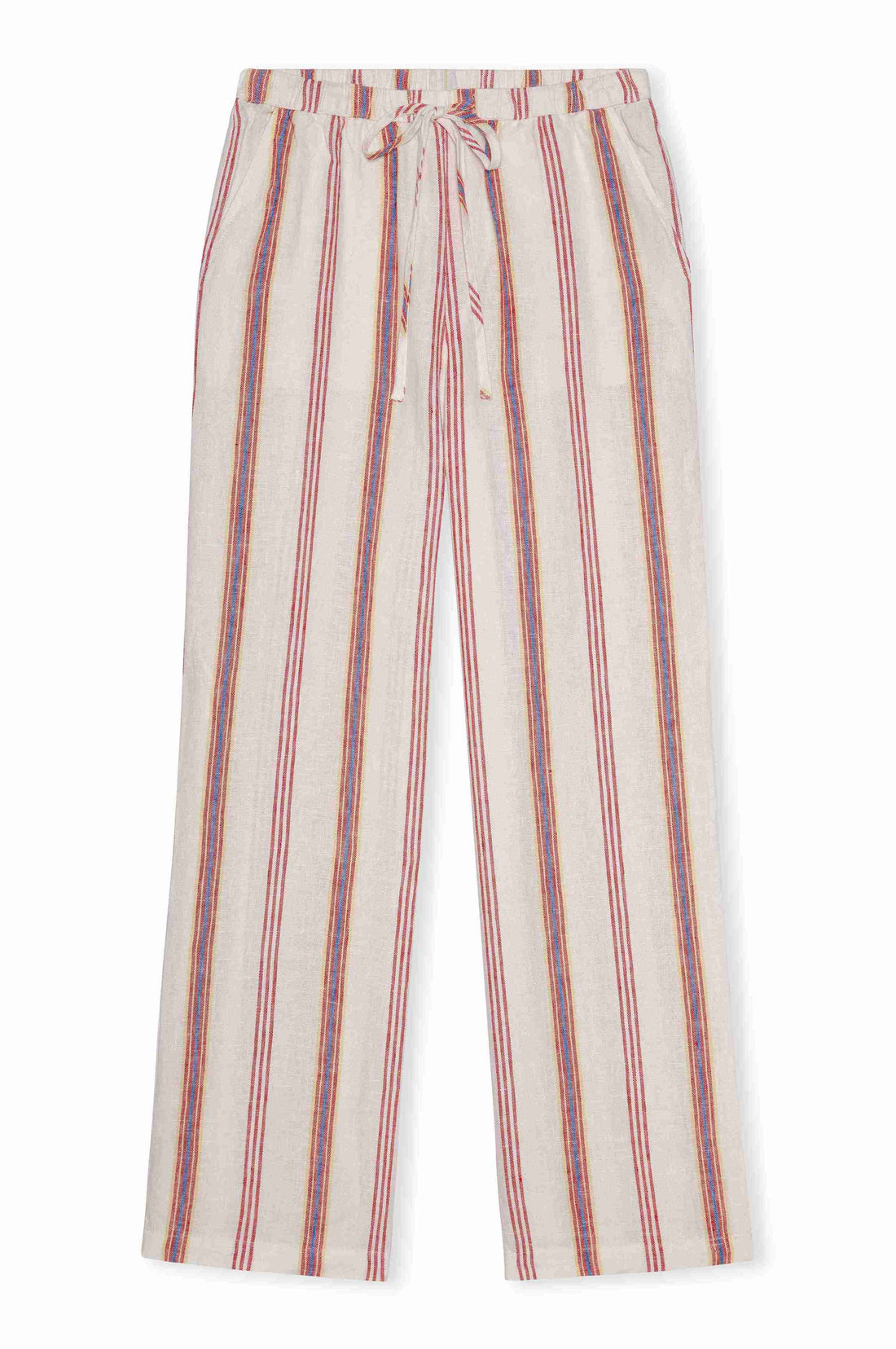 Emmie linen pants primavera stripe