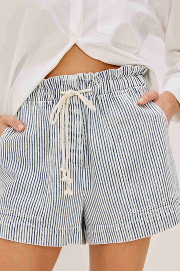 Foster shorts indigo railroad stripe