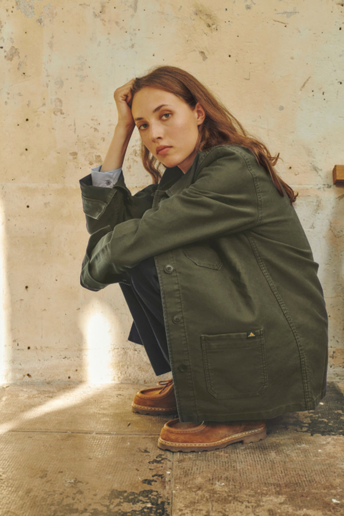 Genuine workwear jacket kaki