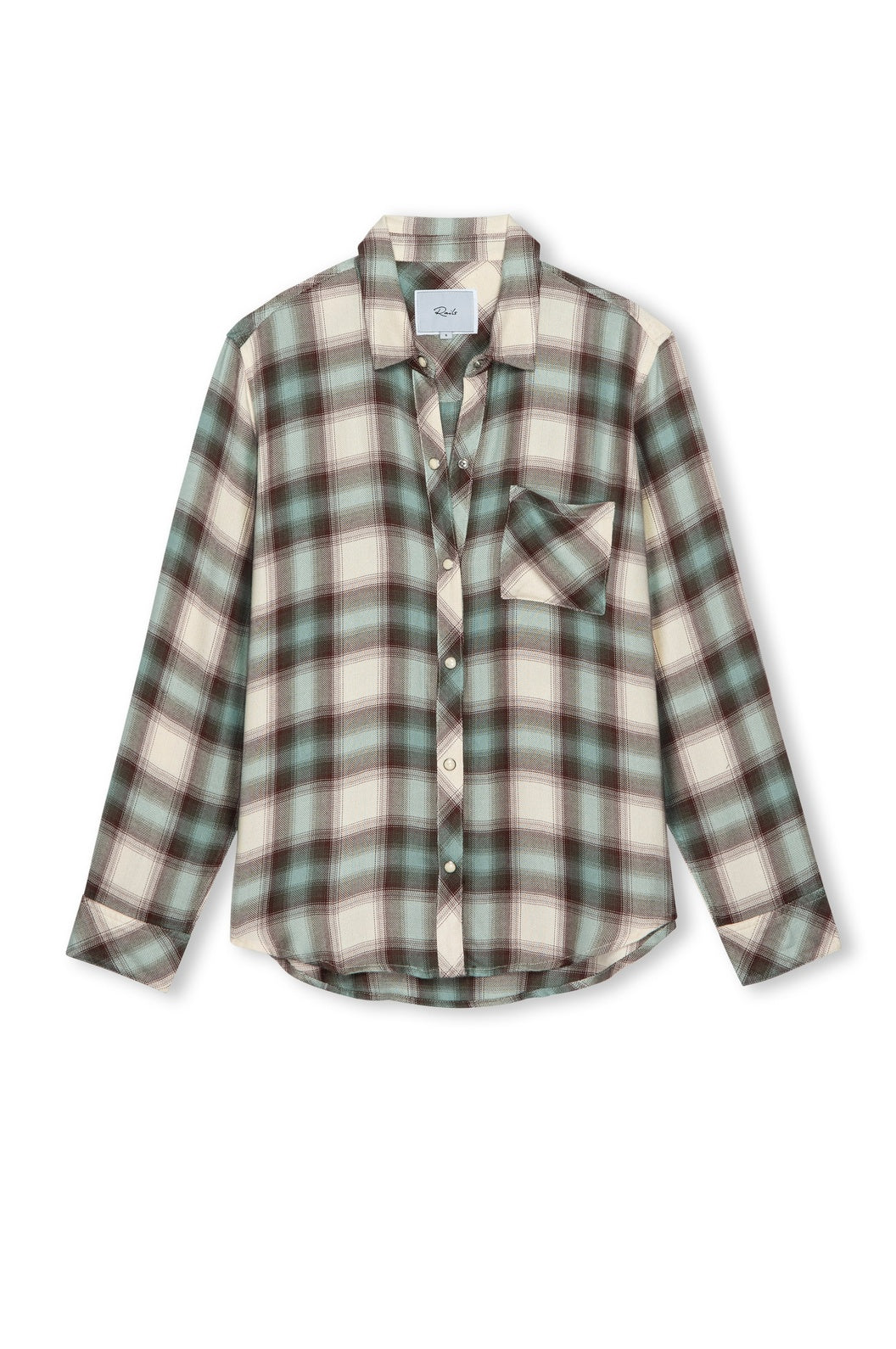 Hunter shirt birch olive teal