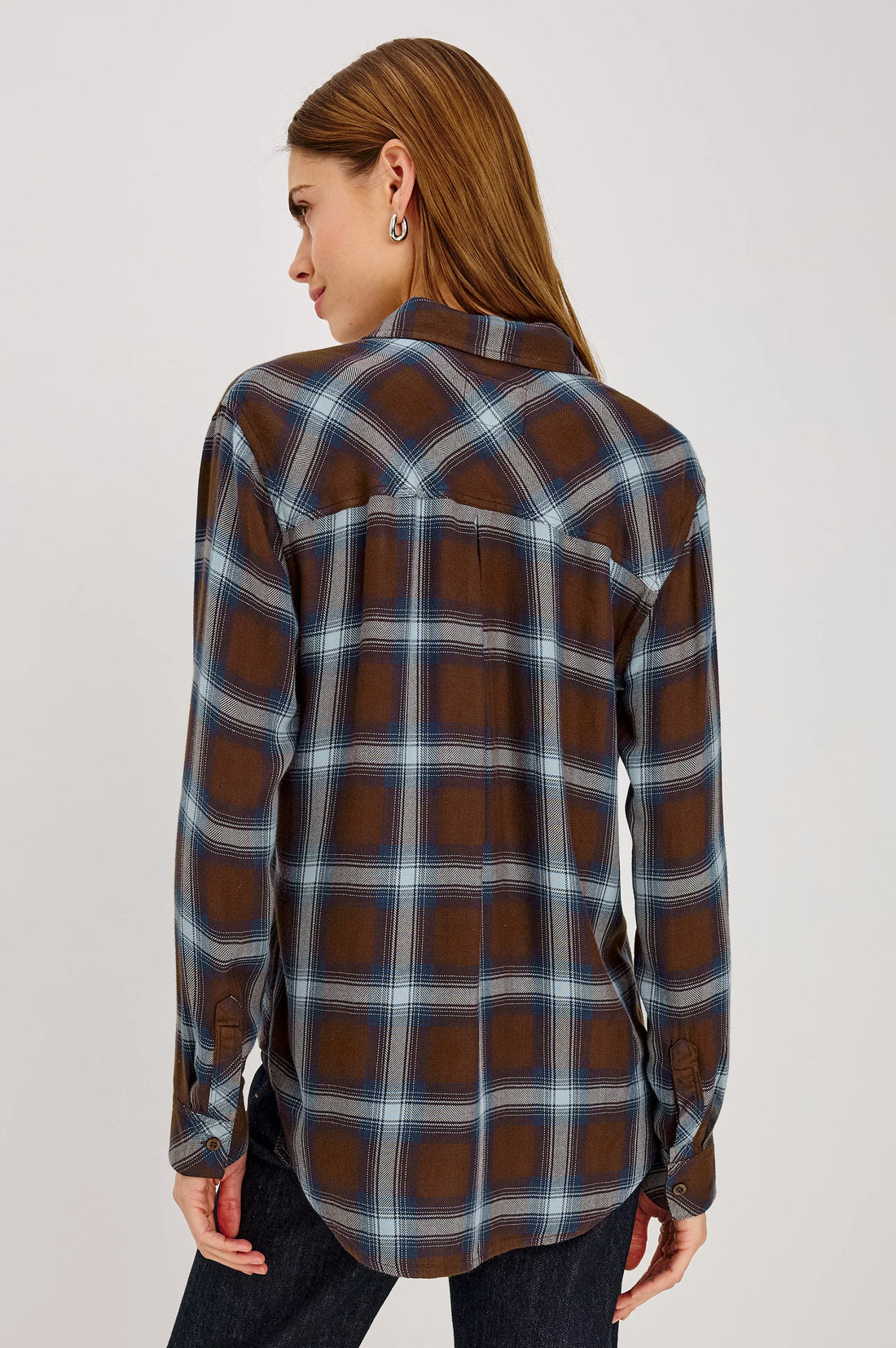 Hunter shirt espresso indigo