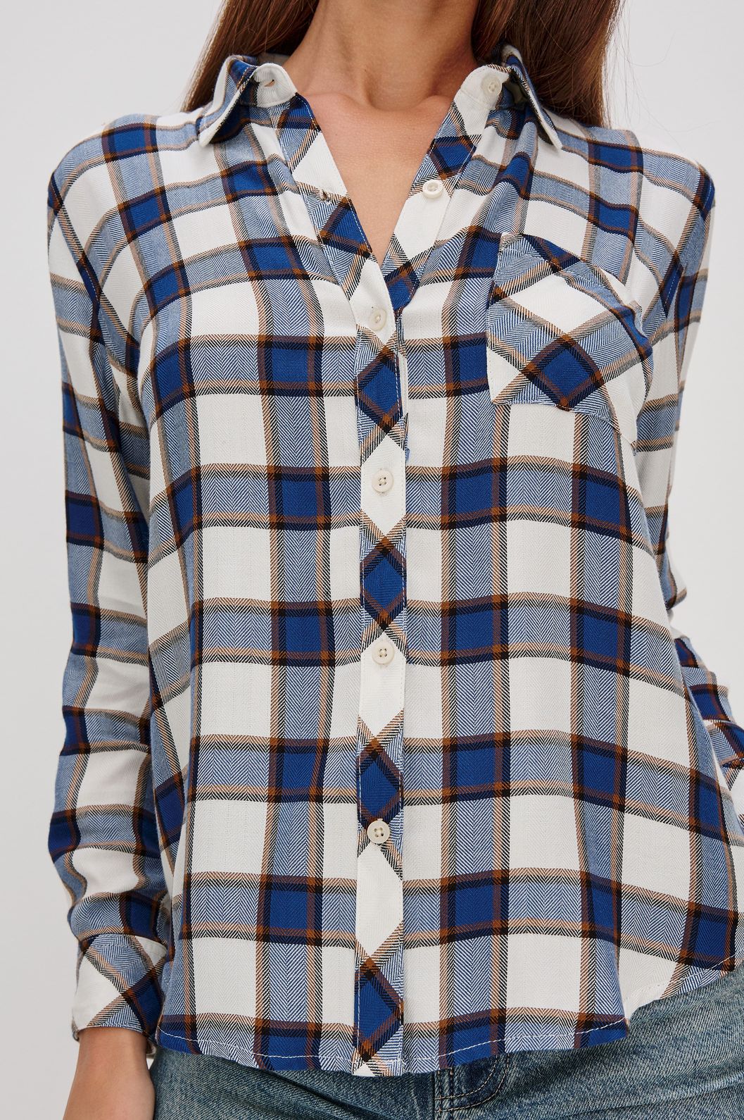Hunter shirt golden cobalt