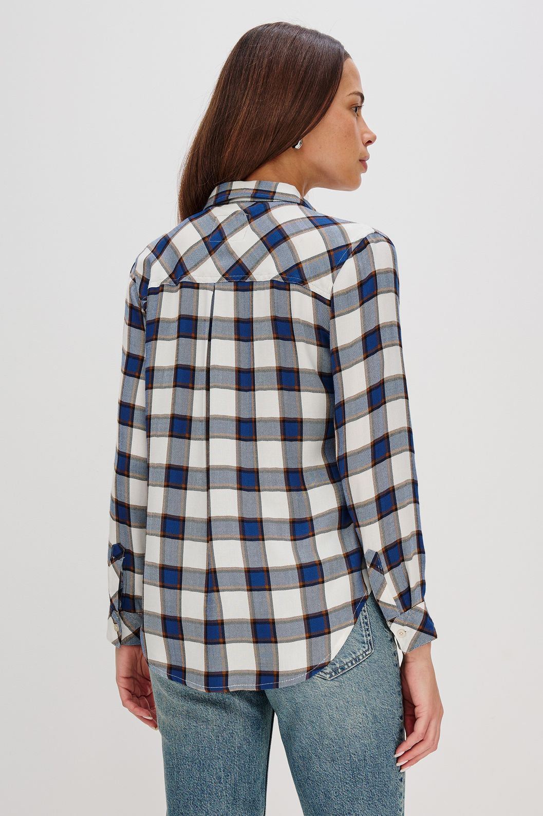 Hunter shirt golden cobalt