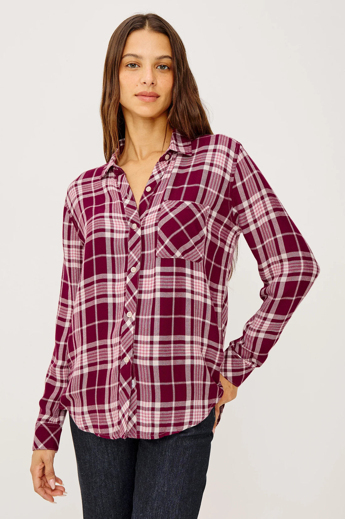 Hunter shirt winterberry