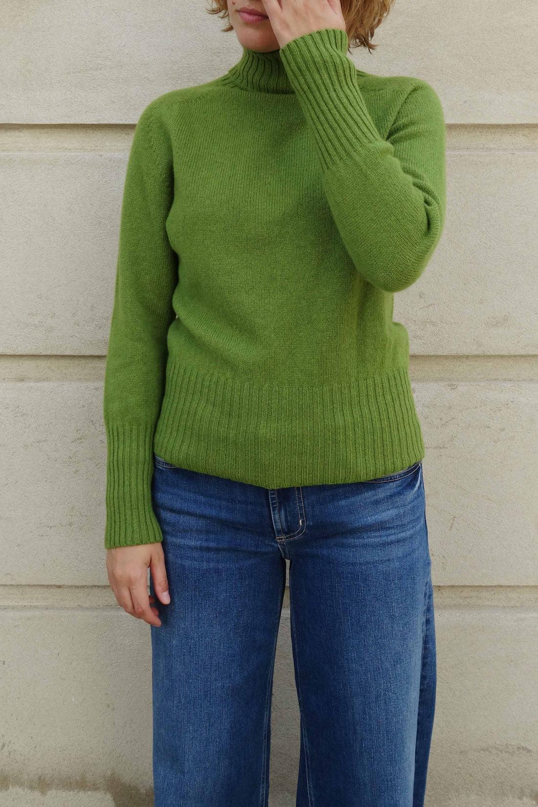 Superfine turtleneck sweater picholine
