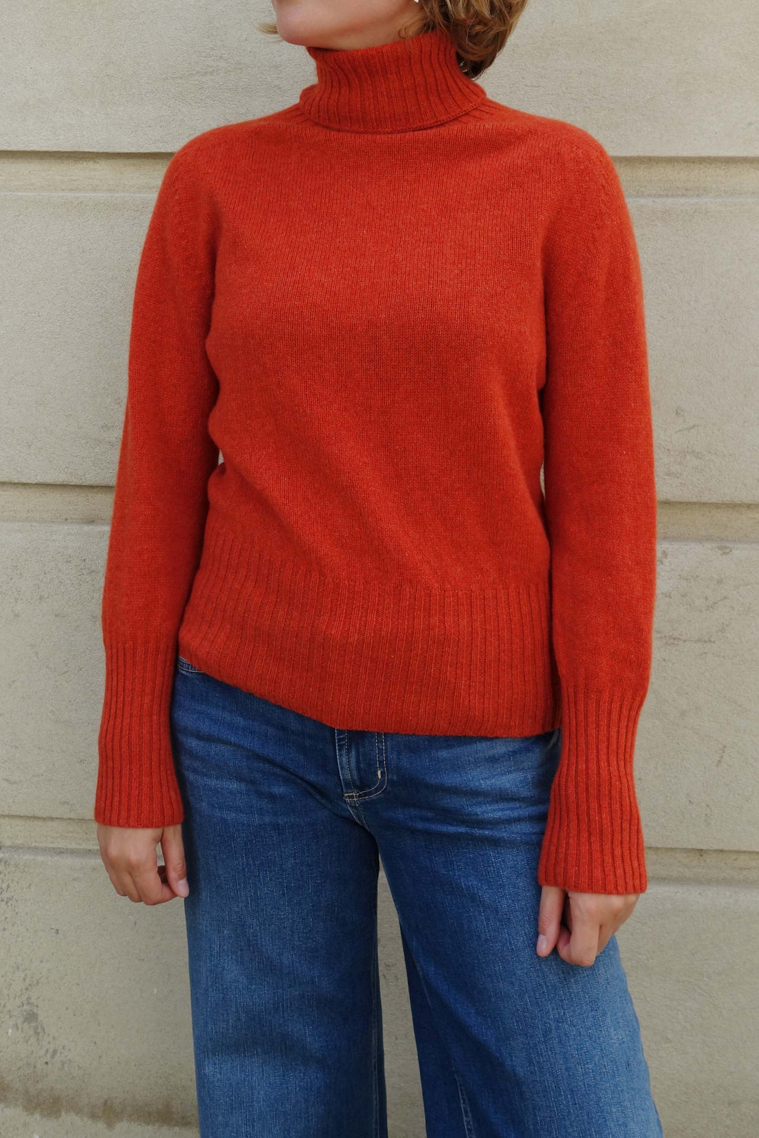 Superfine turtleneck sweater furnace