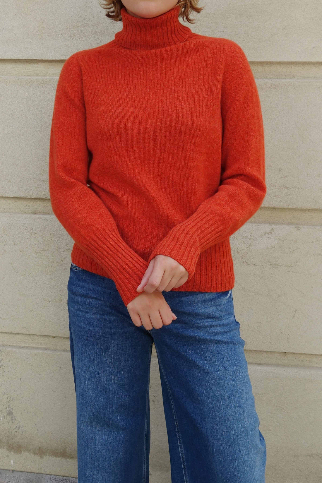 Superfine turtleneck sweater furnace