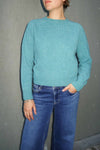 Lambswool crew-neck beetroot