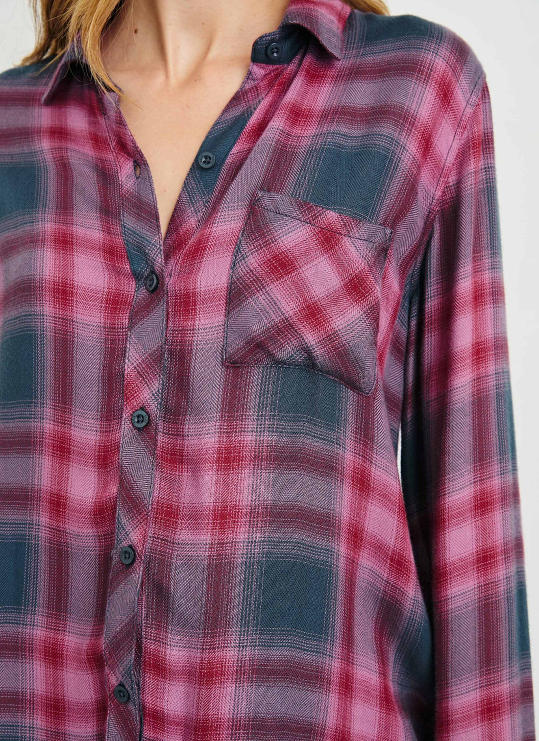 Hunter shirt mauve evergreen