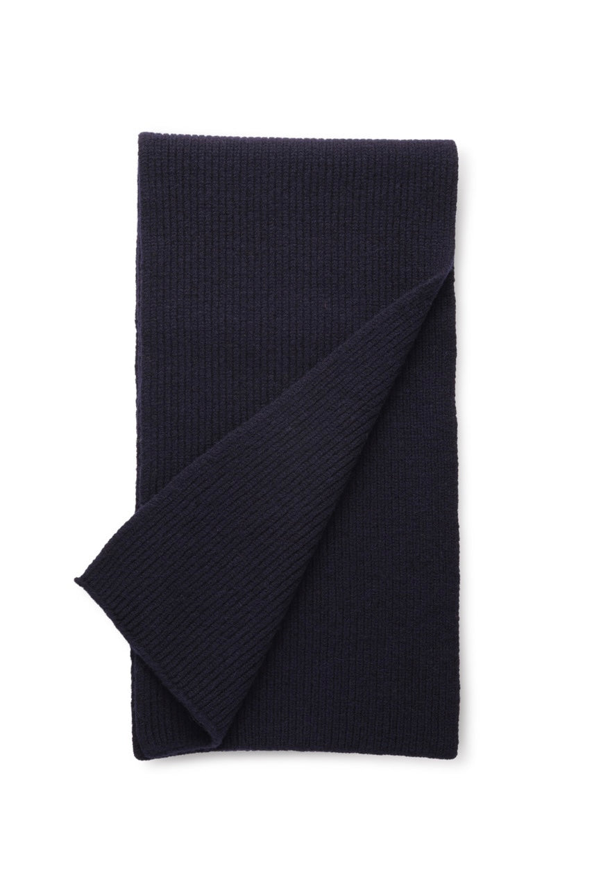 Clyde scarf navy