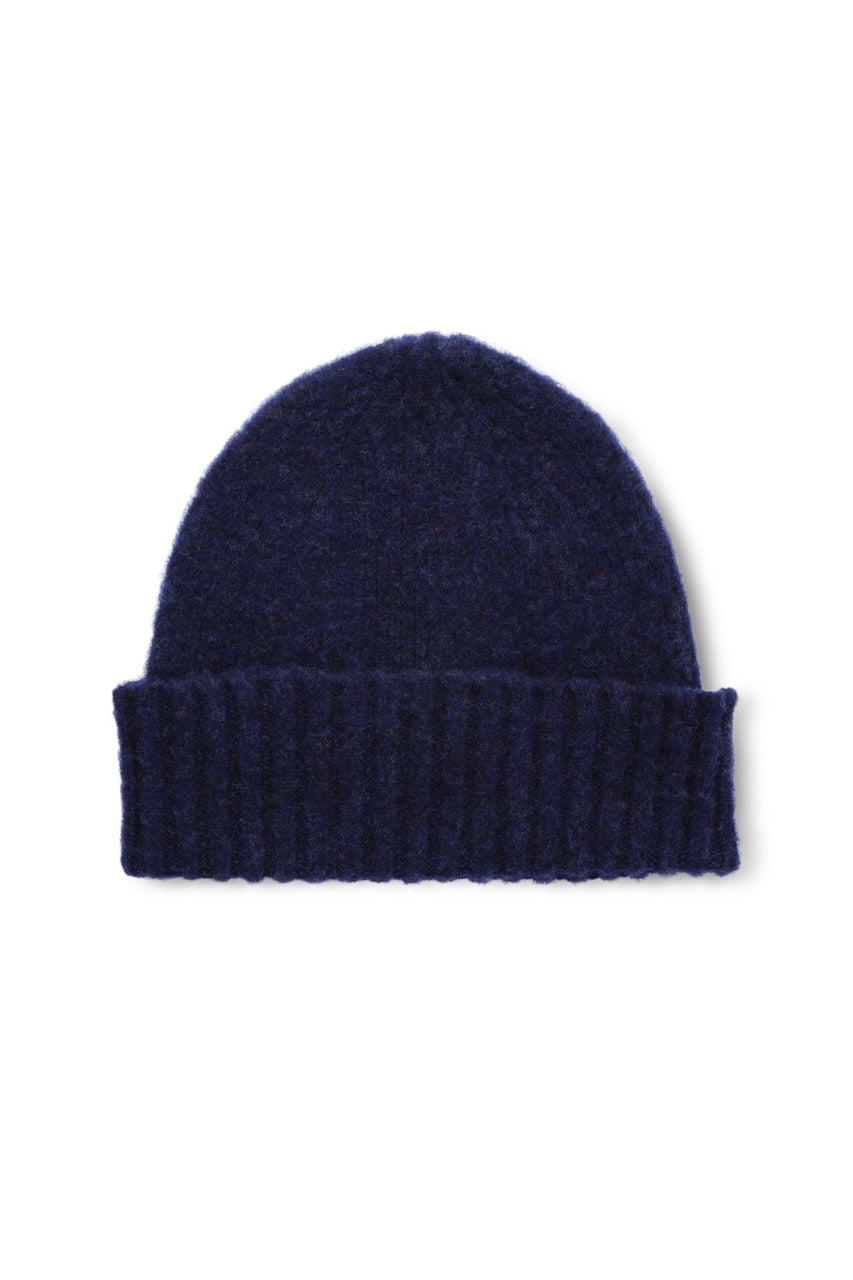 Rona brushed hat dark blue