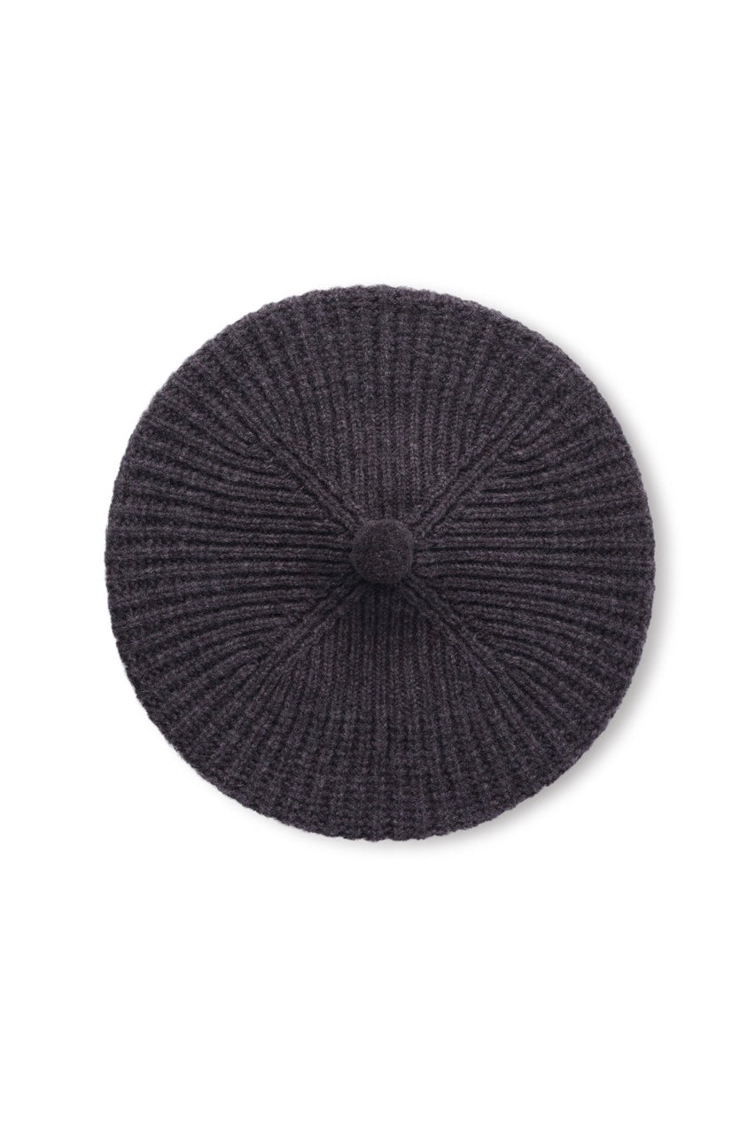 Elie beret dark grey