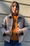 Kristine jacket wool/cotton denim