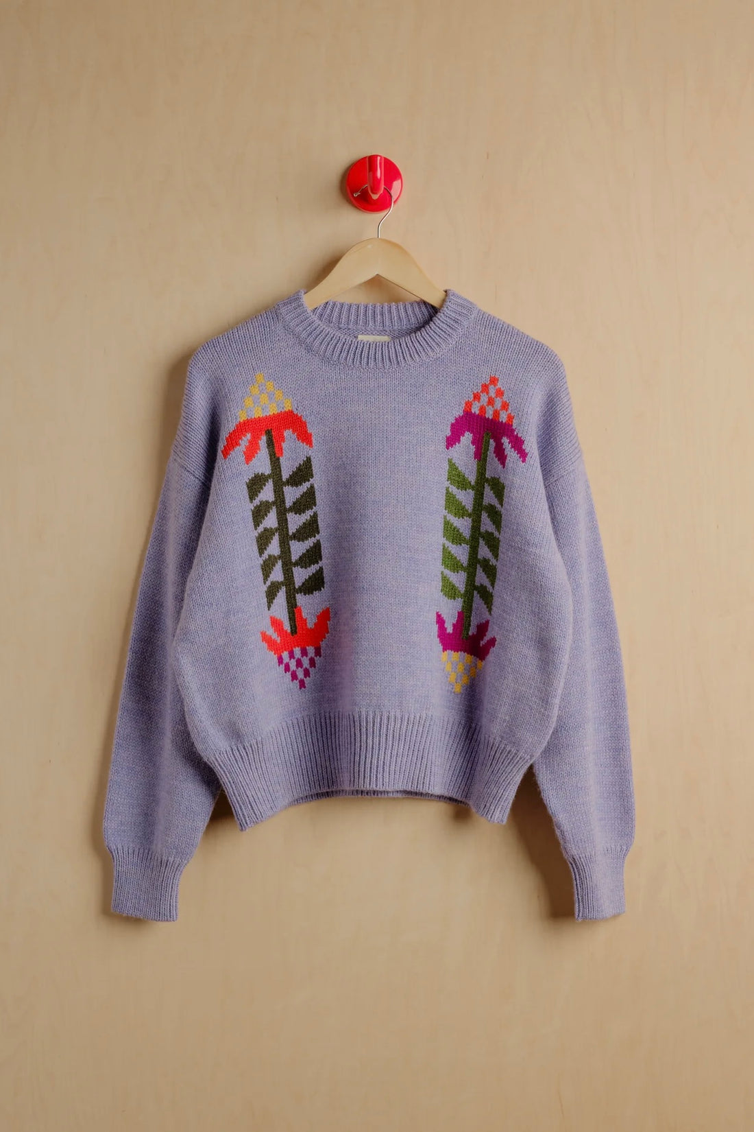 Cone flower sweater