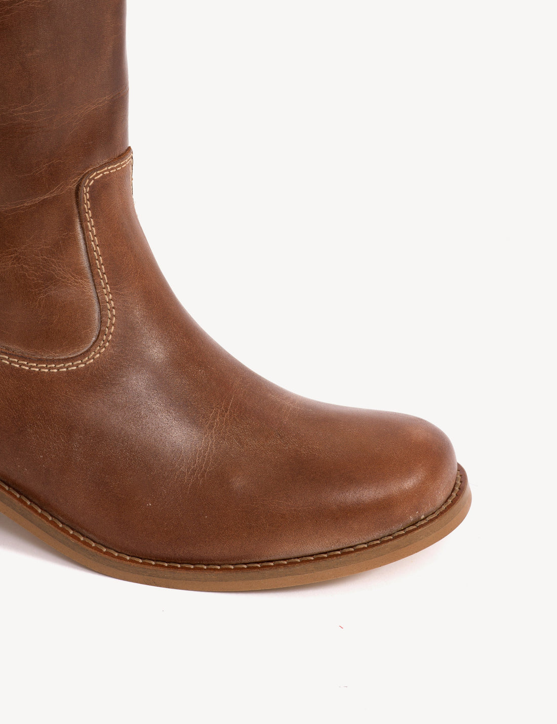 Julia gauco cognac escovado leather