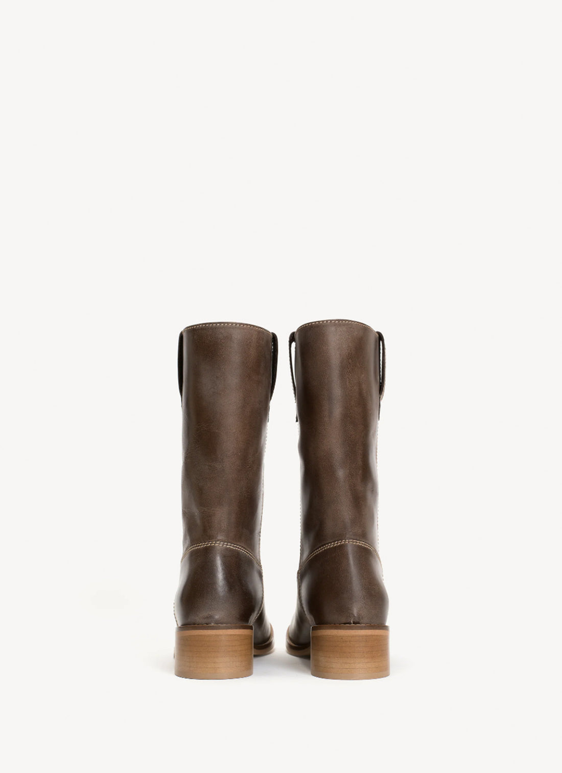 Julia gauco boot brown escovado leather