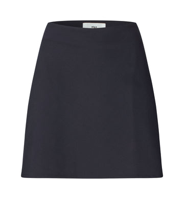 Julie skirt navy wool mix
