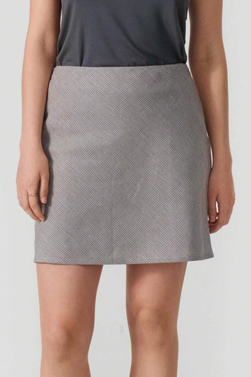 Julie skirt black/beige/white check