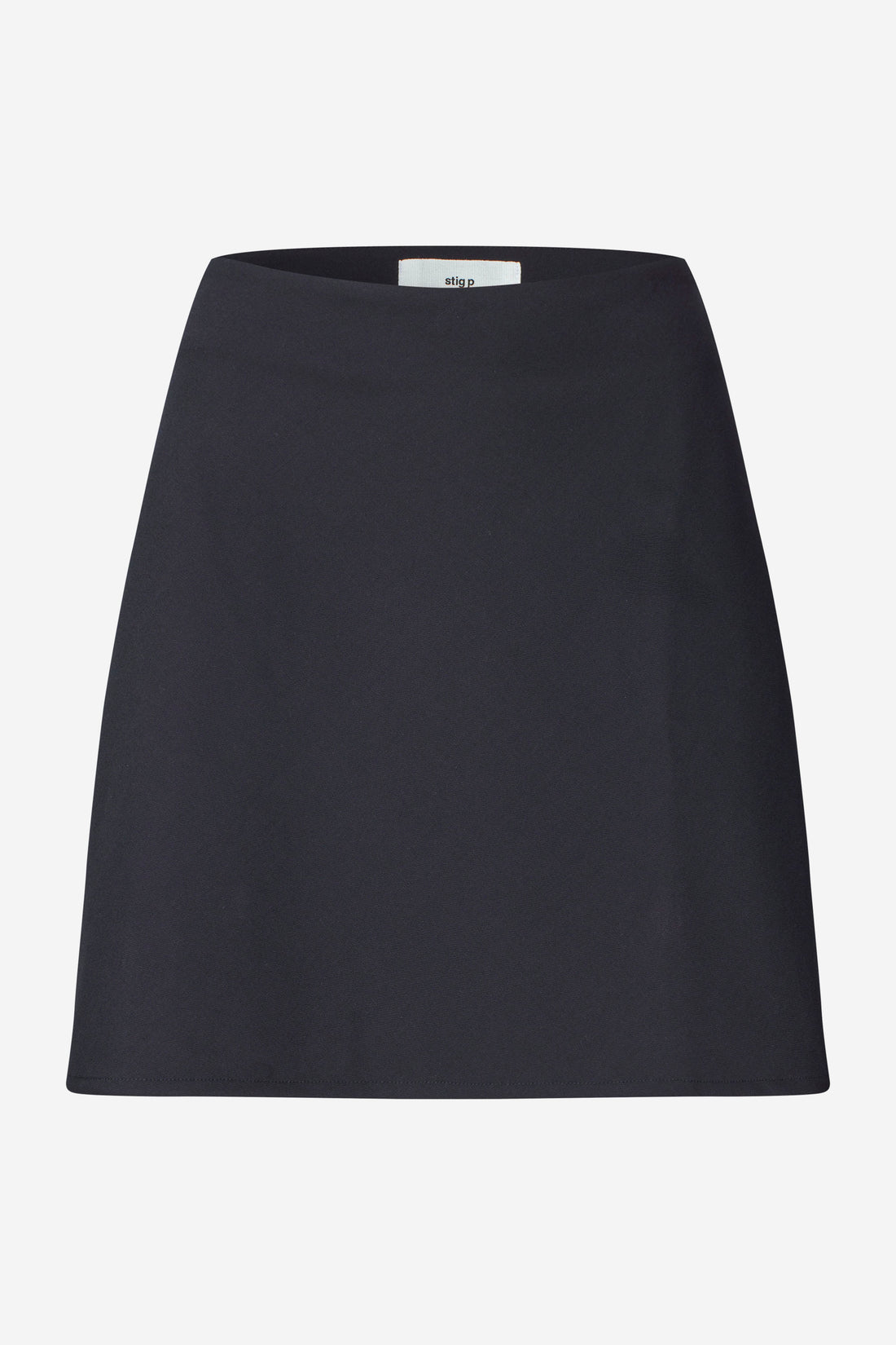Julie skirt navy wool mix