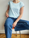 Liu short sleeve t-shirt dark brown