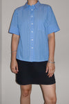 Laura short sleeve shirt red check