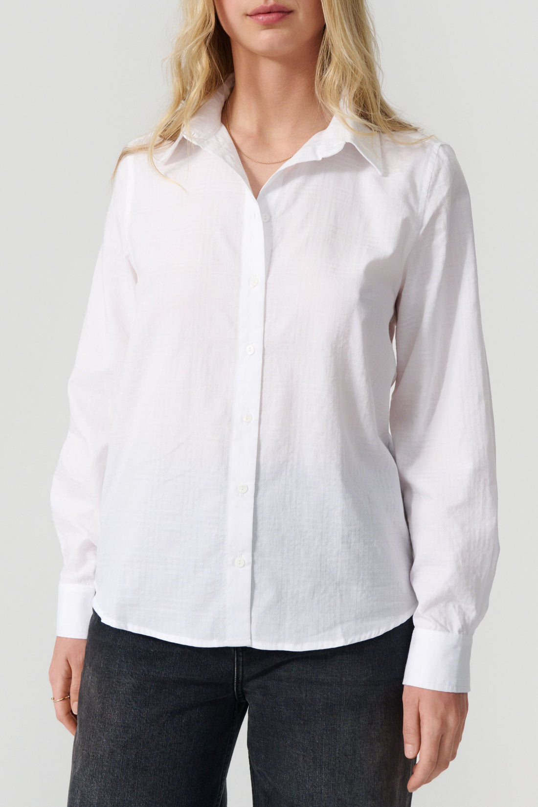 Lea shirt white check