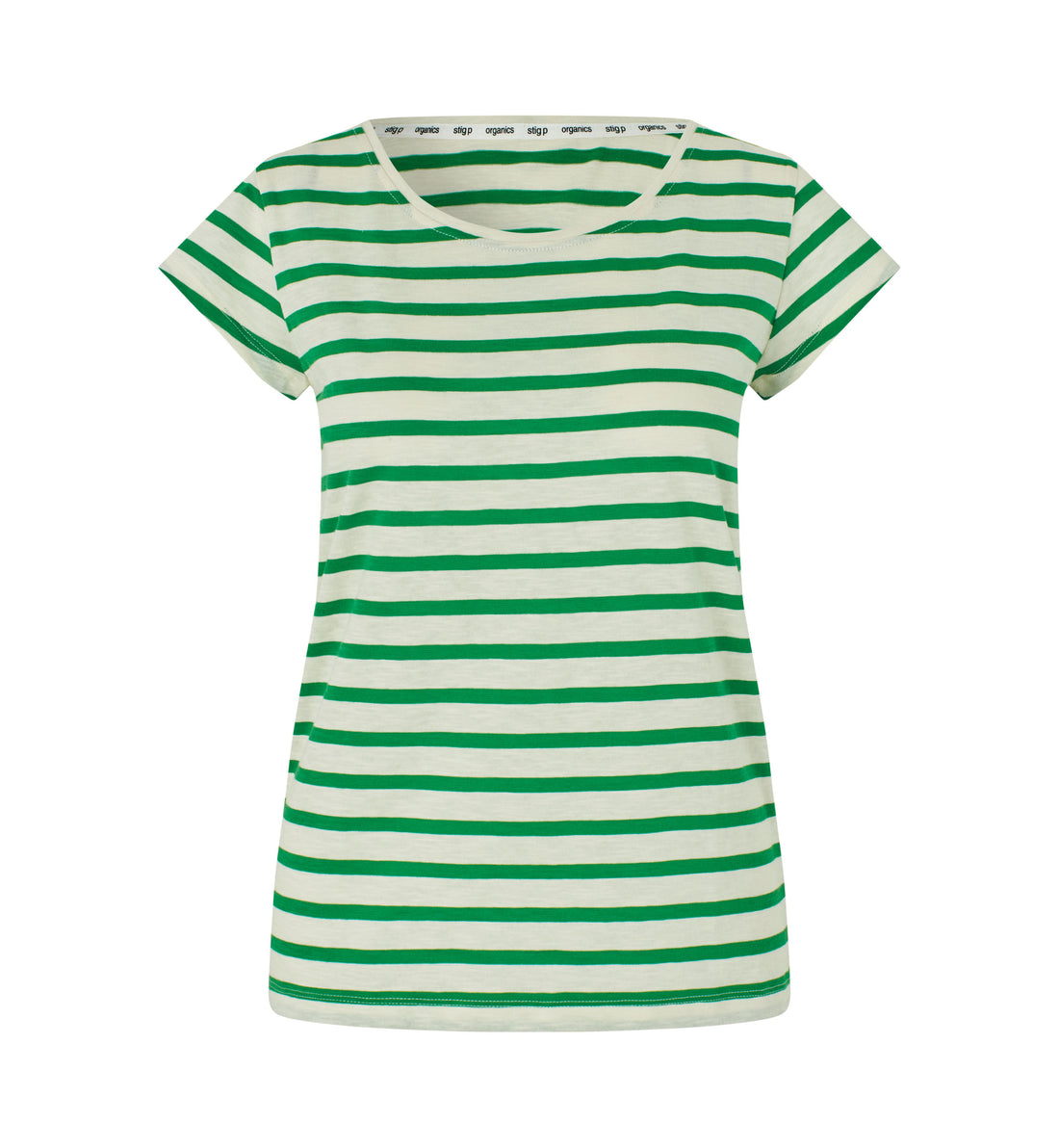 Liu short sleeve t-shirt red/cream stripe