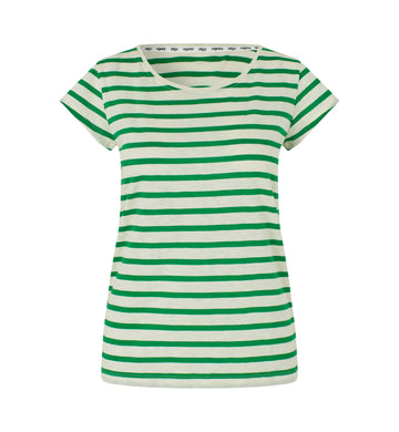 Liu short sleeve t-shirt red/cream stripe