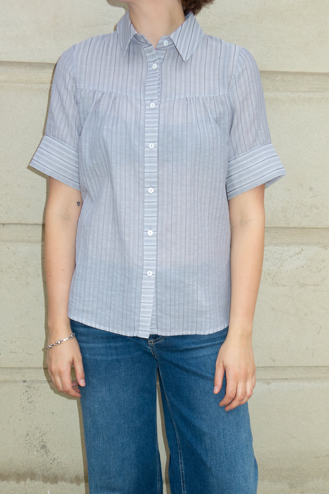 Maria grey stripe