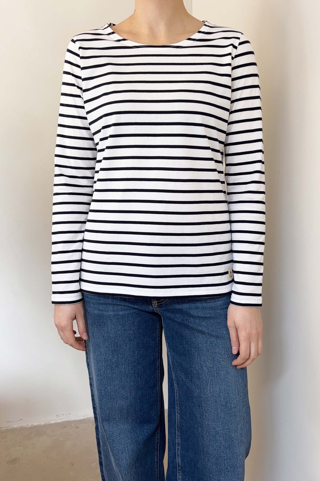 Mariniere plozevet femme t-shirt white/navy