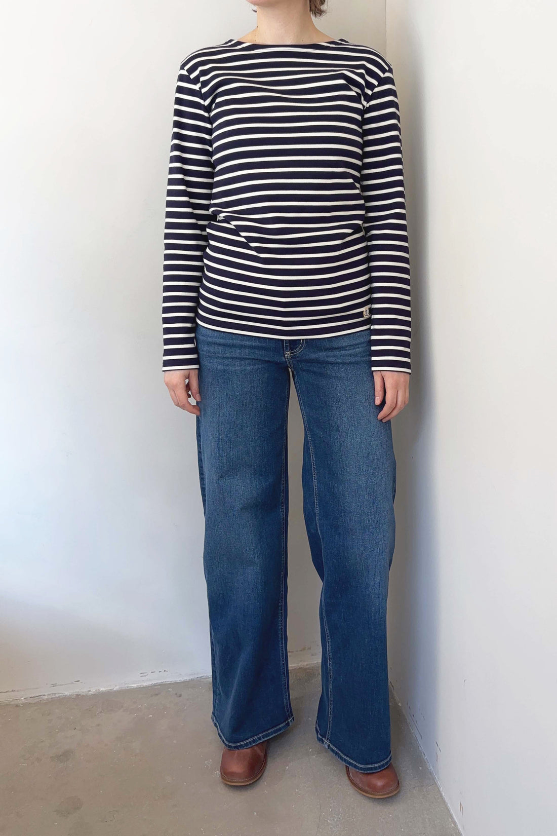 Mariniere heritage t-shirt navy/off-white