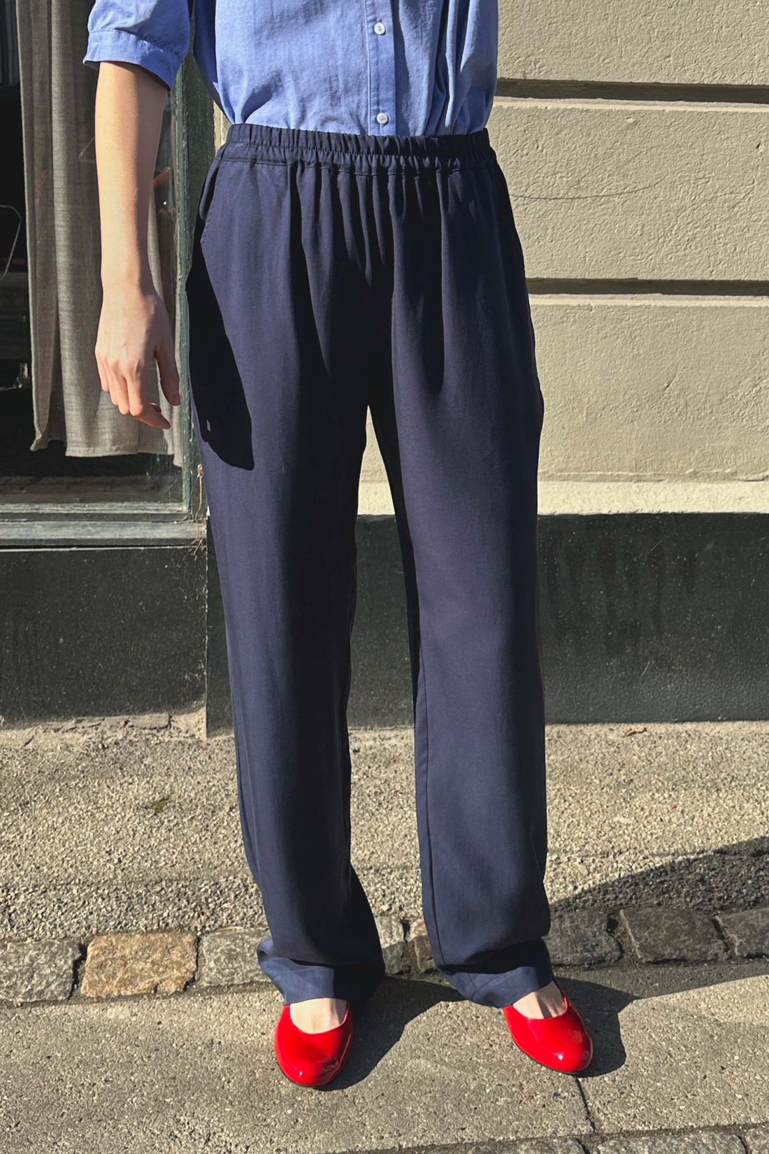 Marissa pants tencel navy