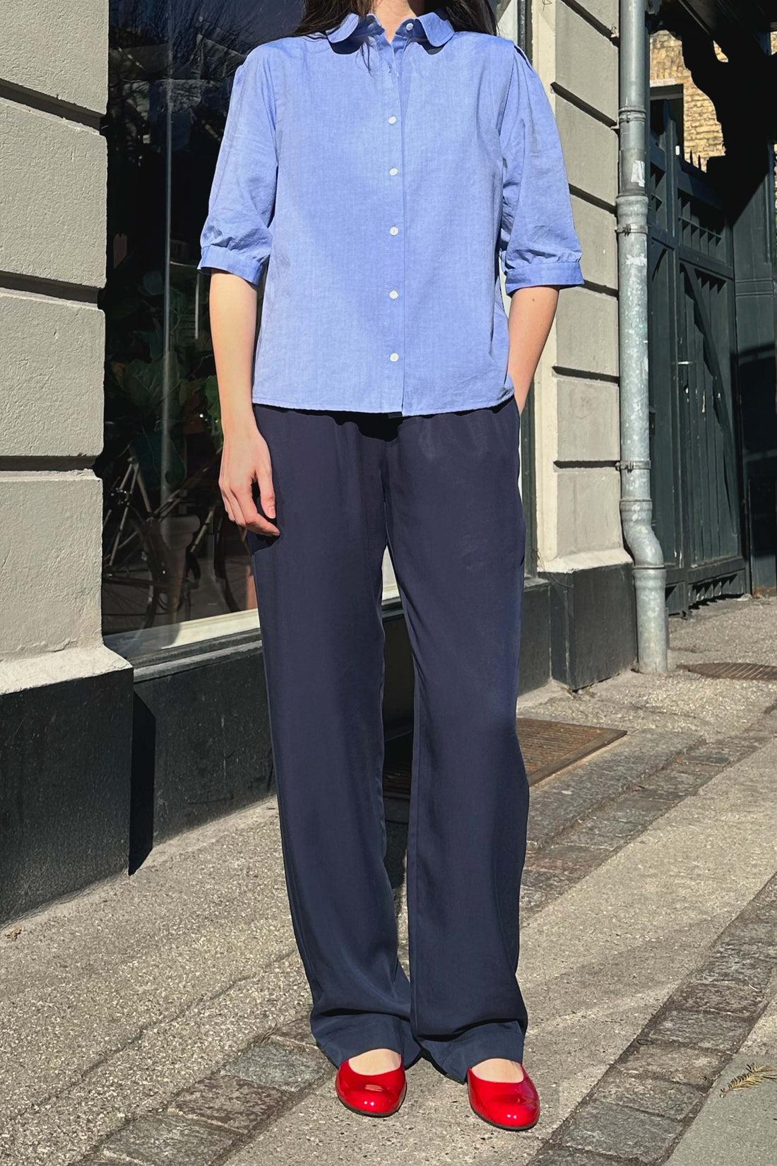 Marissa pants tencel navy