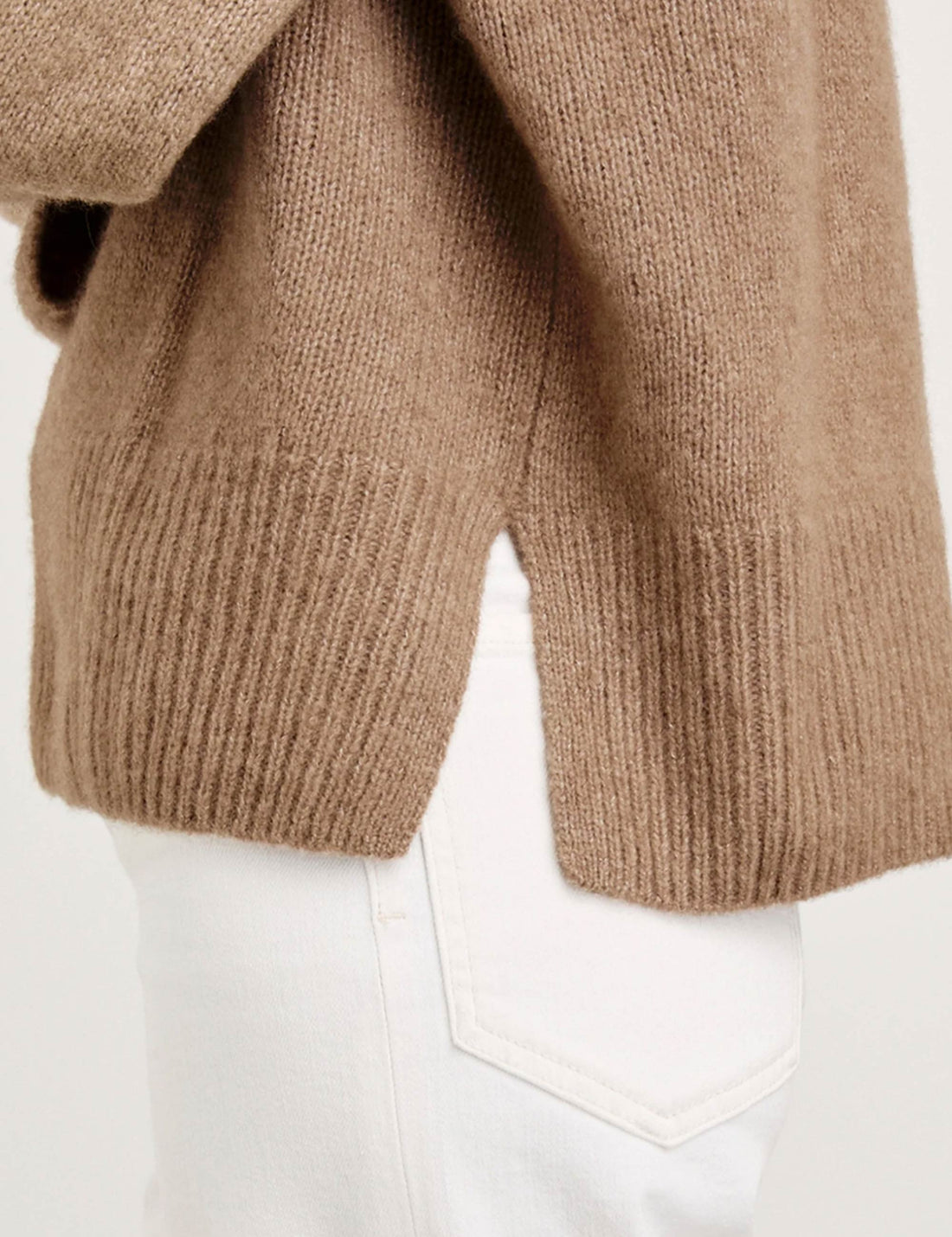 Miranda cashmere/silk knit oatmeal