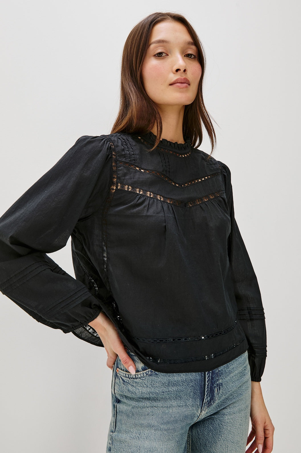 Reyna blouse black