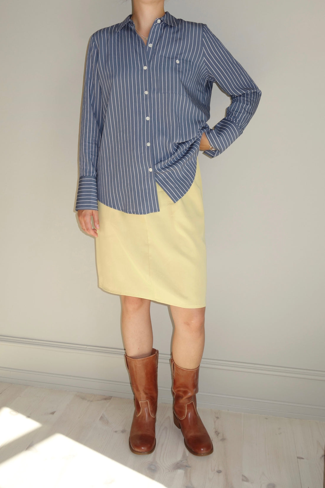 Thea skirt light yellow