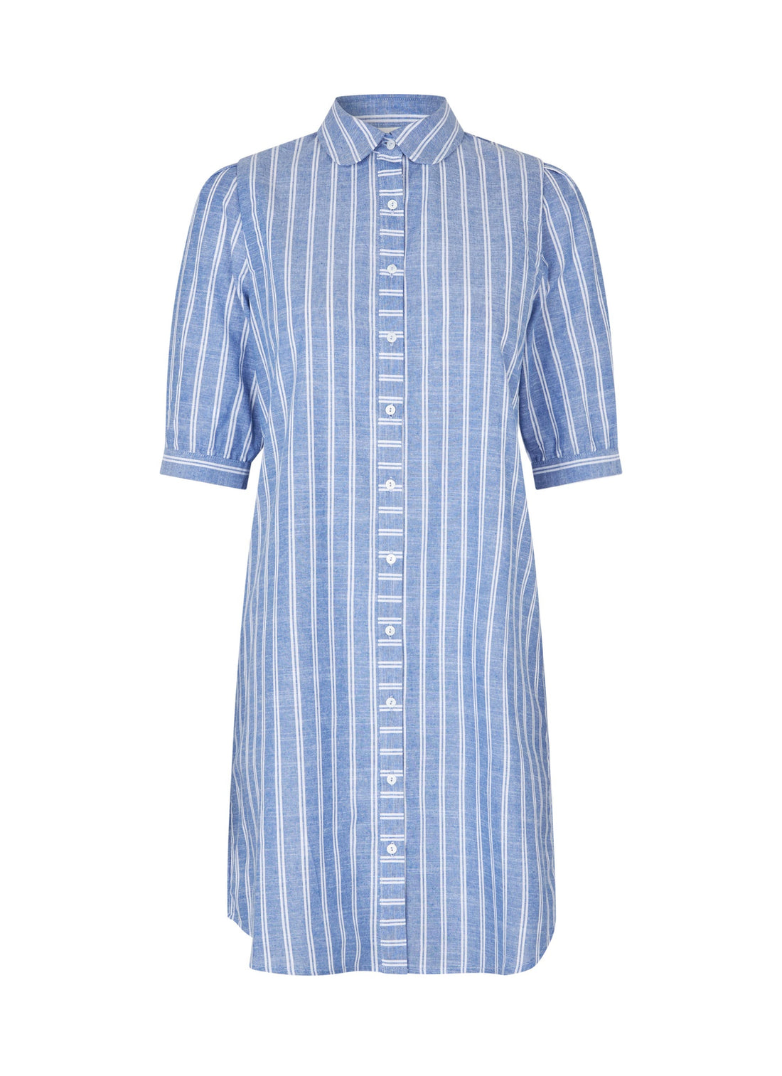 Rosa dress blue/white stripe