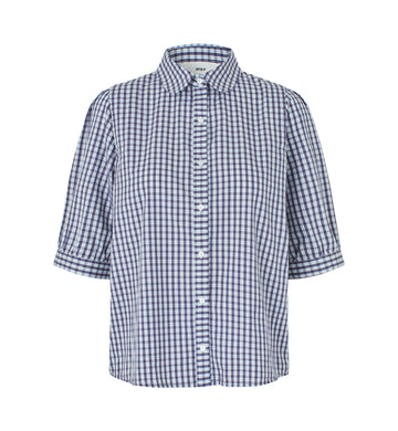 Rosa shirt white/blue checks