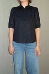 Rosa shirt navy cotton