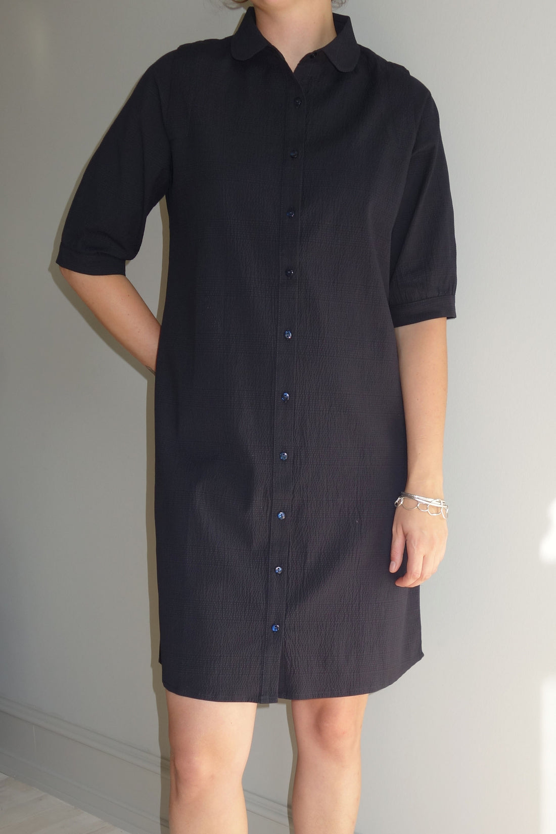 Rosemarie dress black/navy check