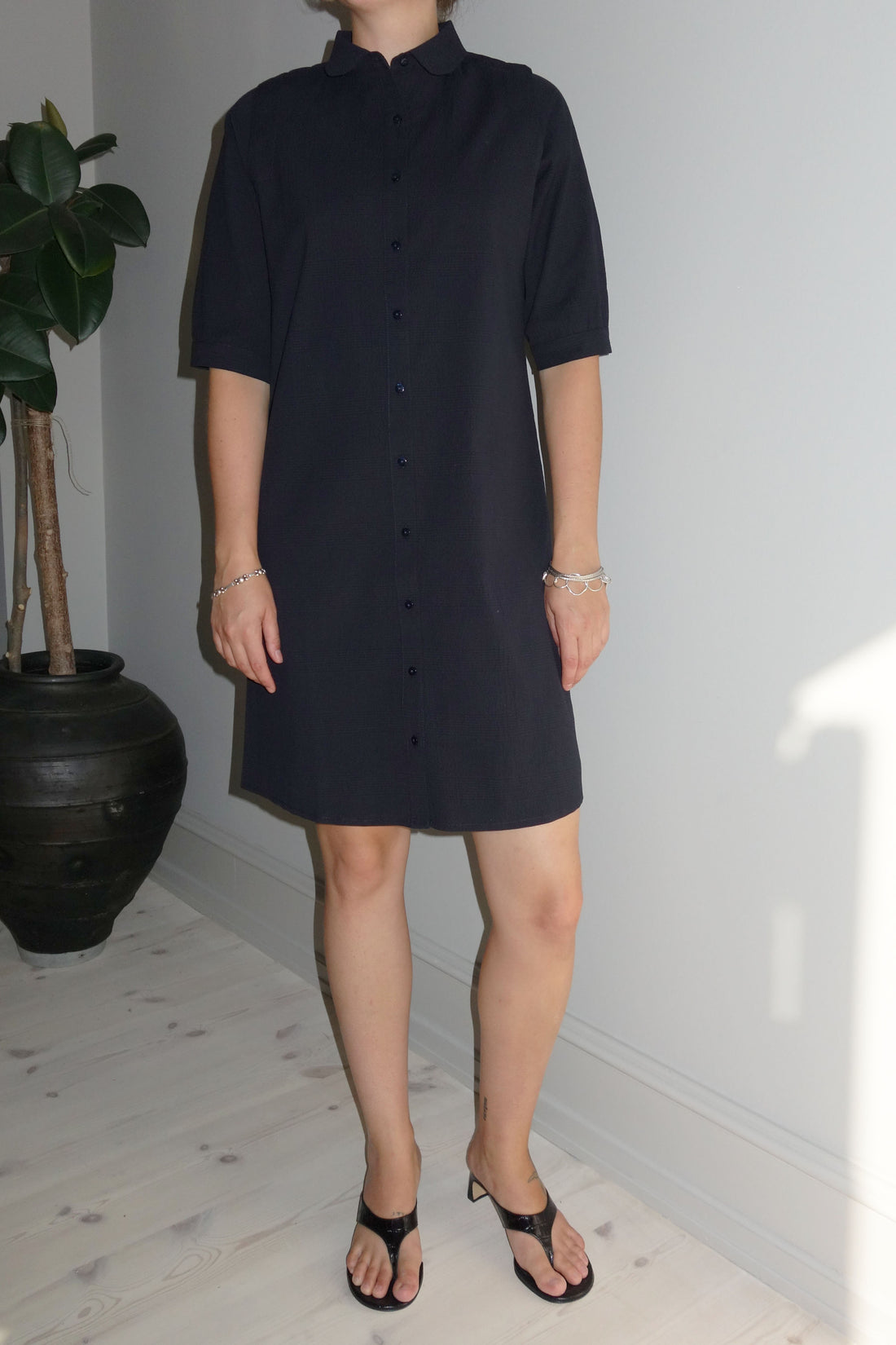Rosemarie dress black/navy check