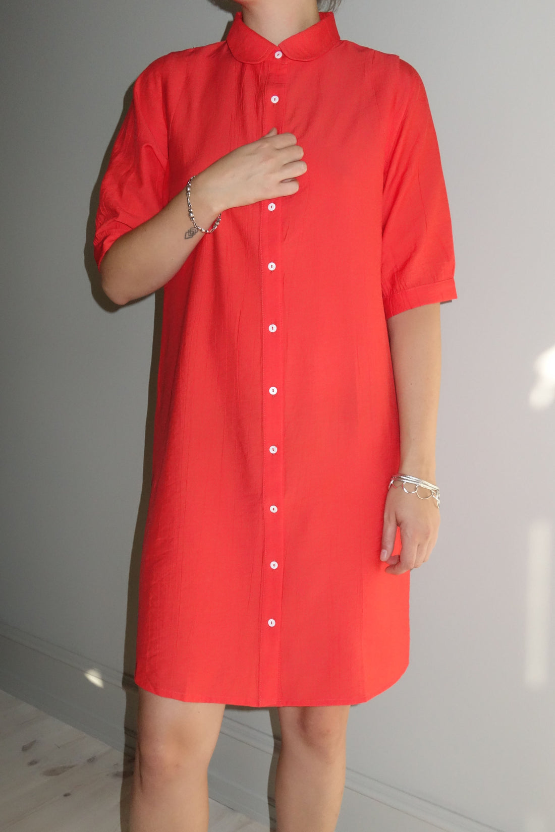 Rosemarie dress orange red