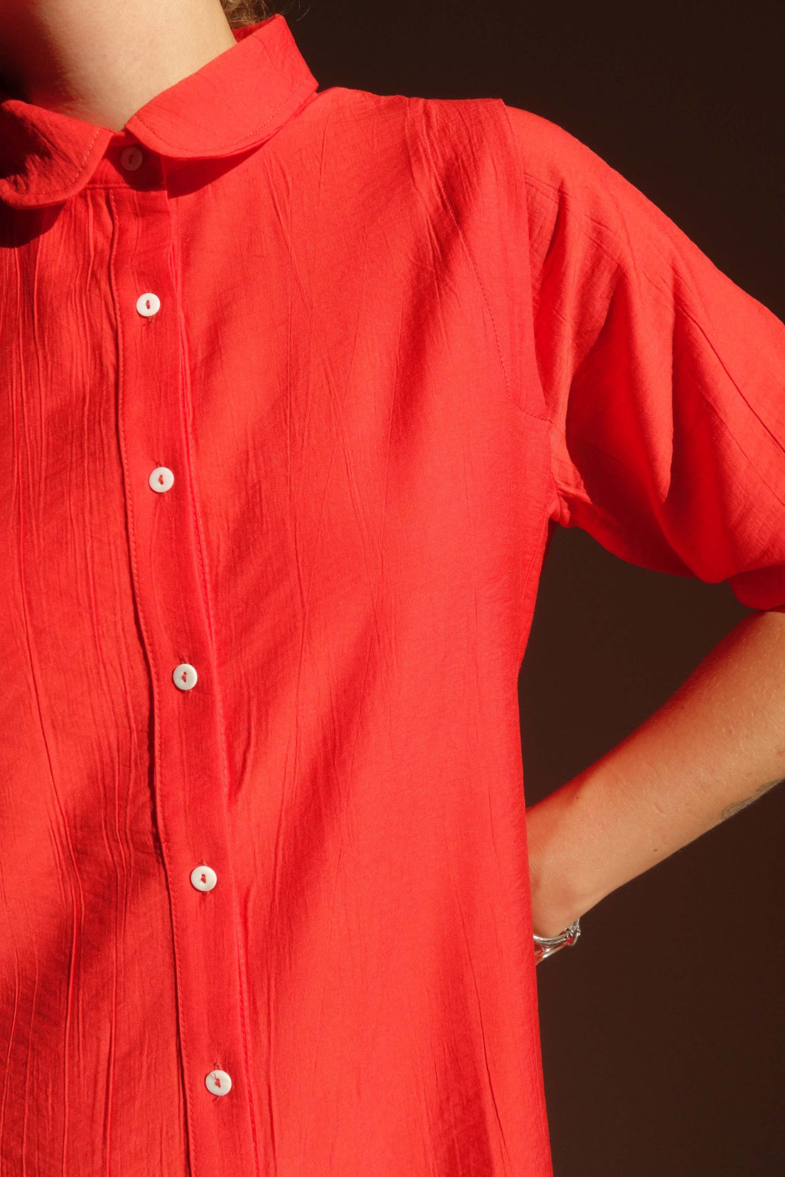 Rosemarie dress orange red