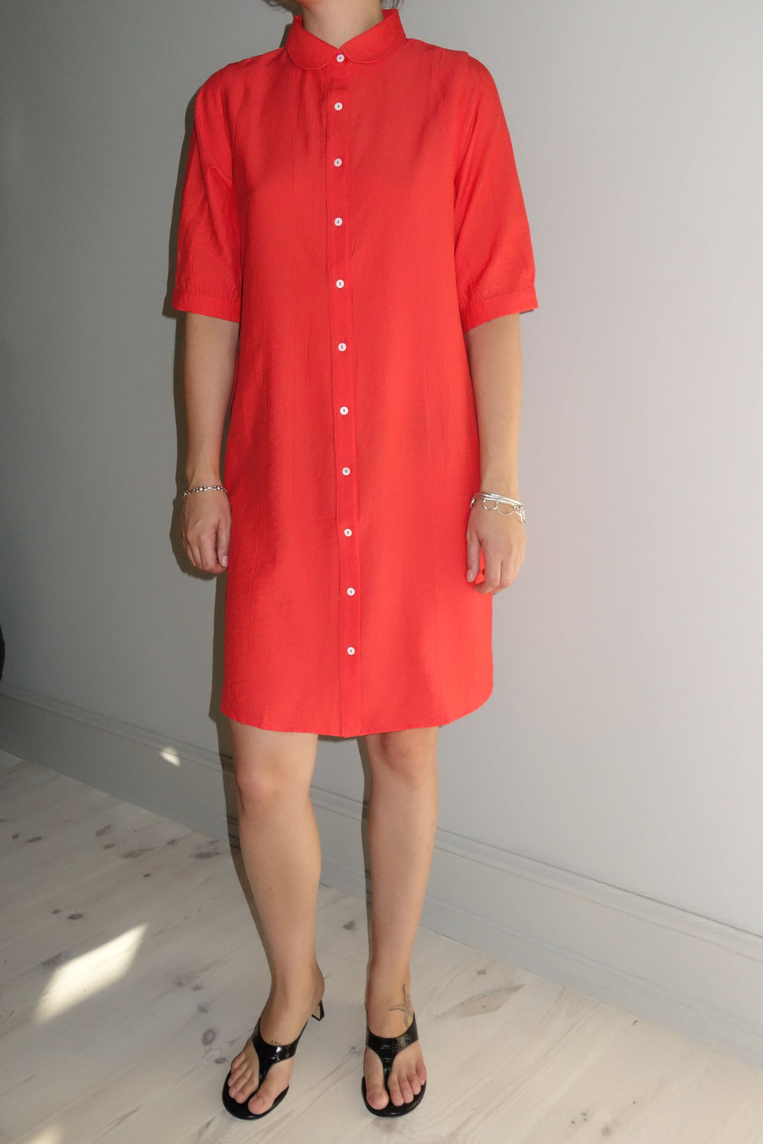 Rosemarie dress orange red