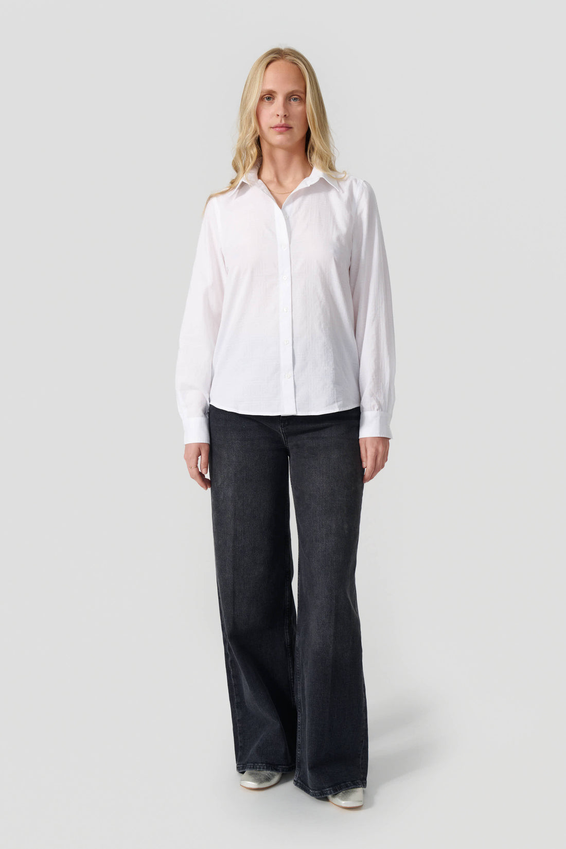 Lea shirt white check