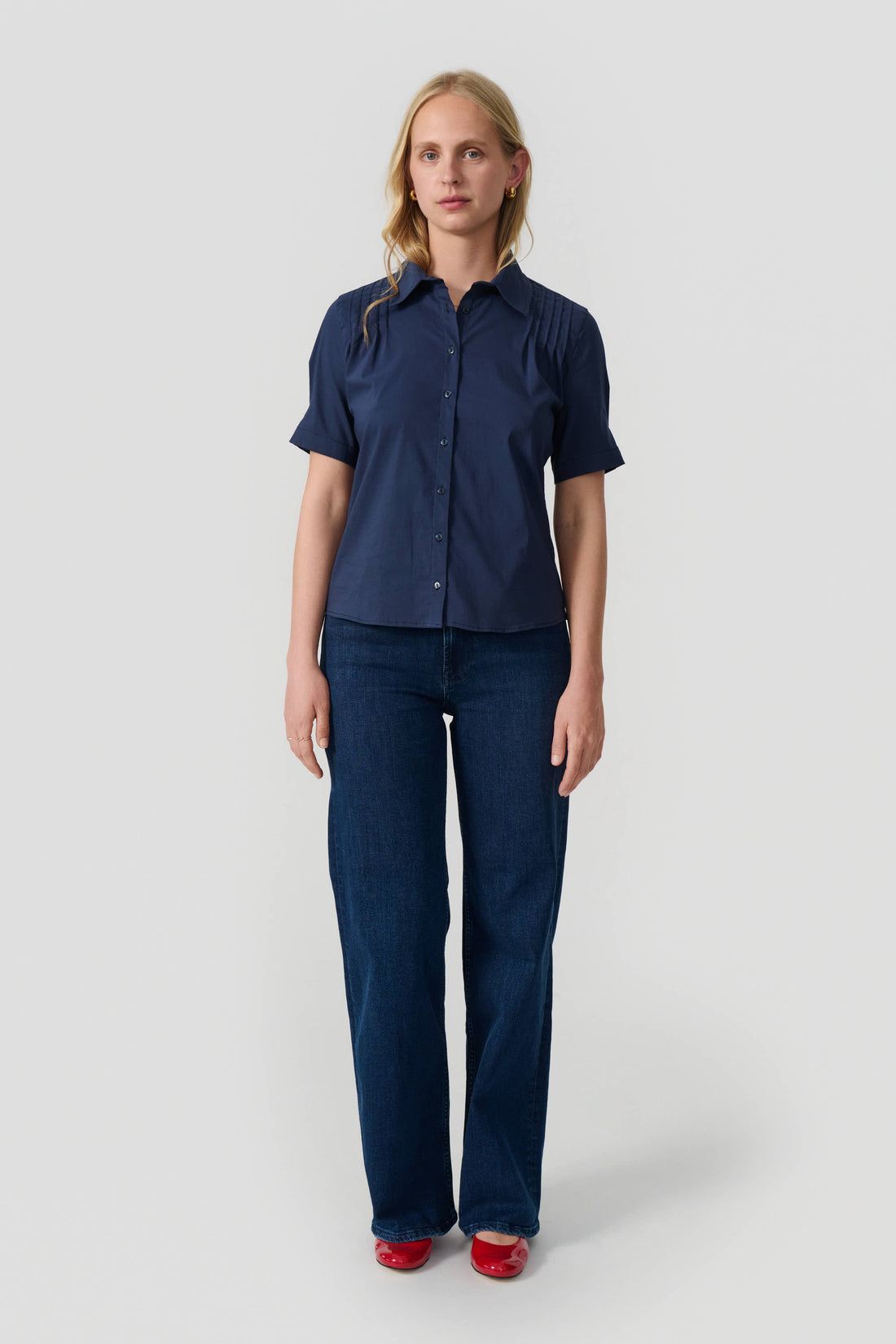 Carla shirt dark blue